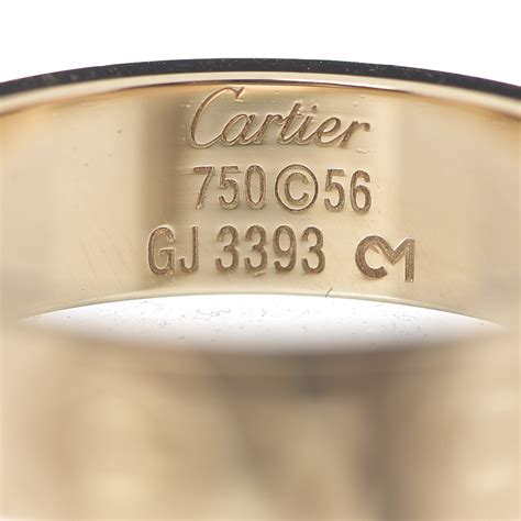 cartier engraving ring.